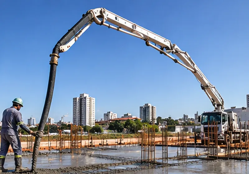 Bombeamento de concreto